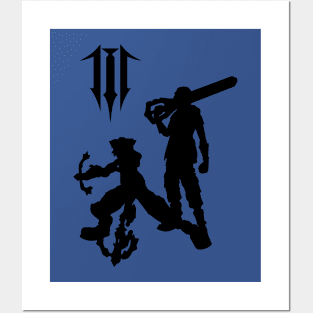 KH3 Silhouettes Posters and Art